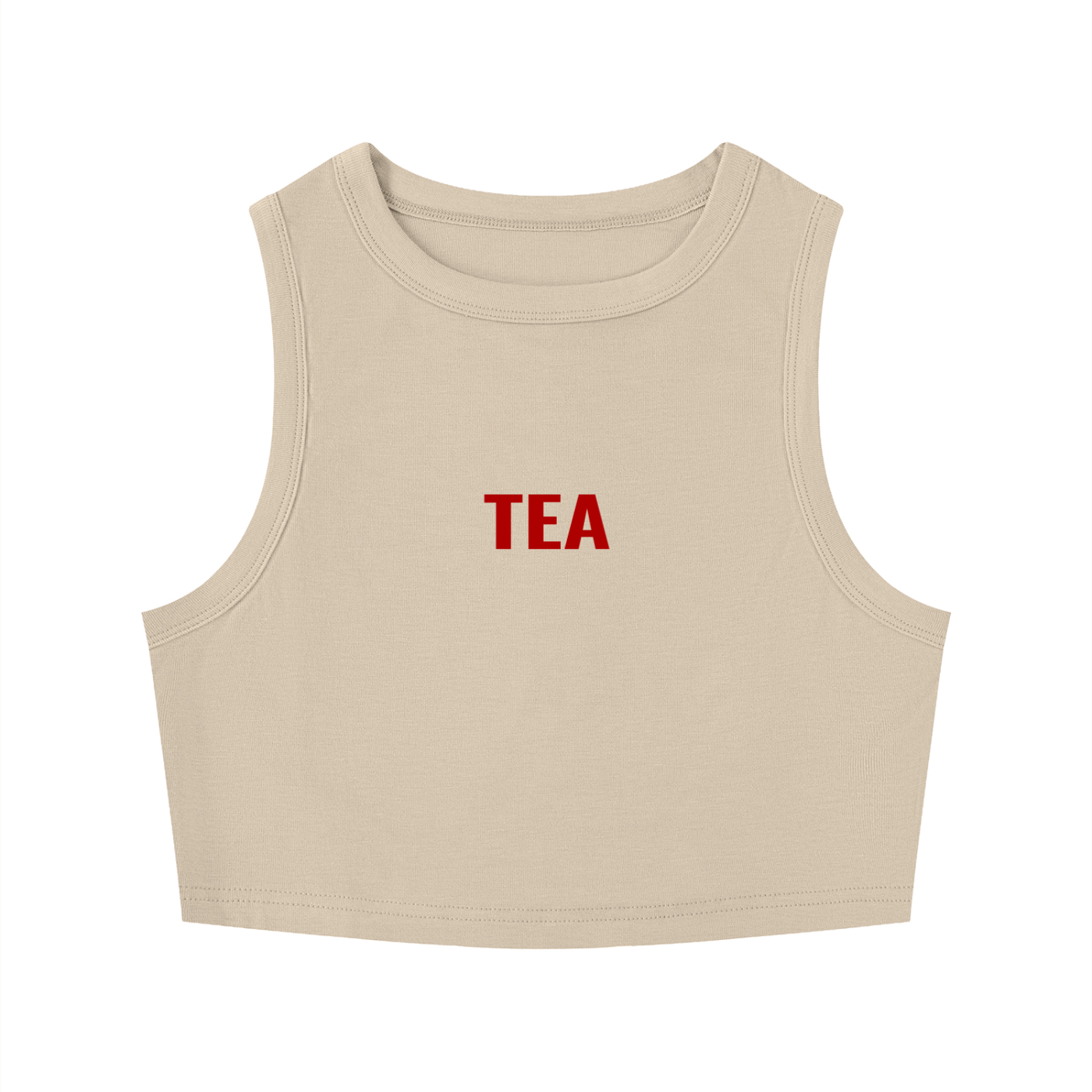 Women's Tight Crewneck Crop Tank Top