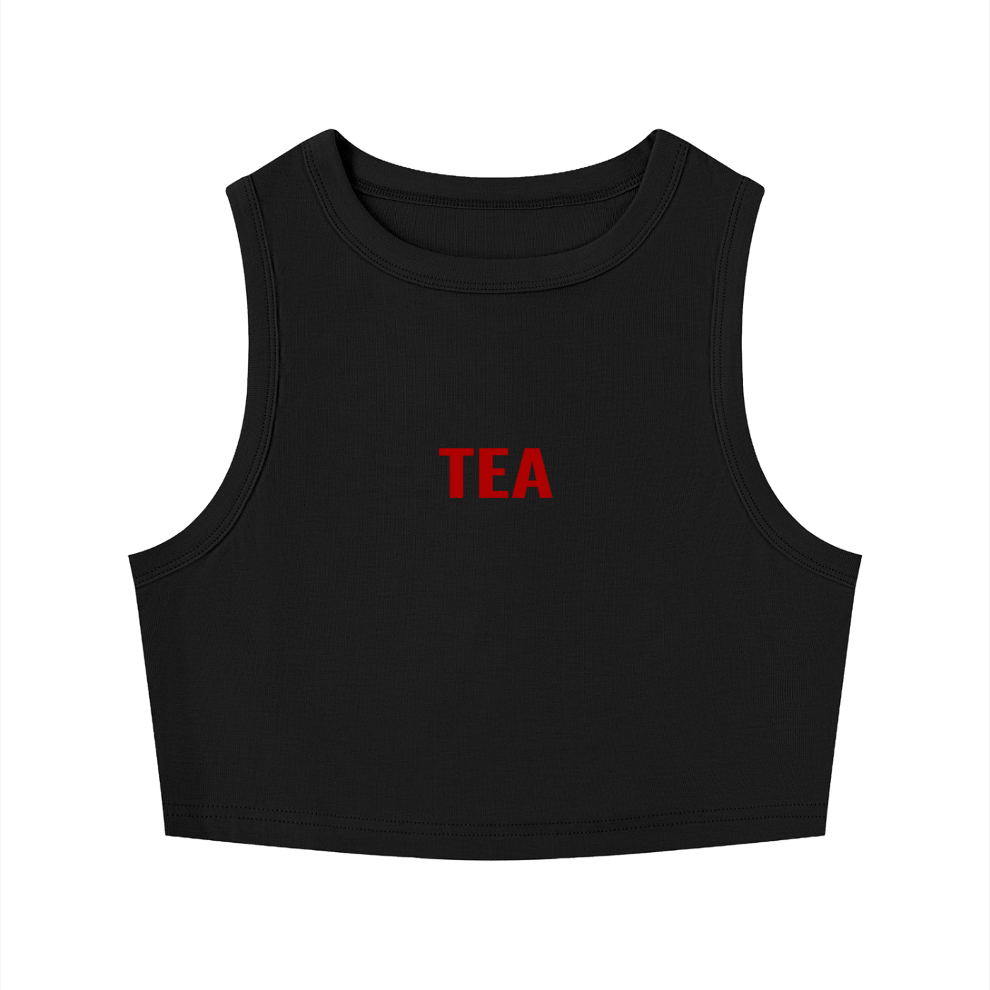 Women's Tight Crewneck Crop Tank Top