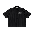 Unisex Striped Boxy Button-Up Shirt
