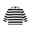 Color Block Stripe Polo Shirt