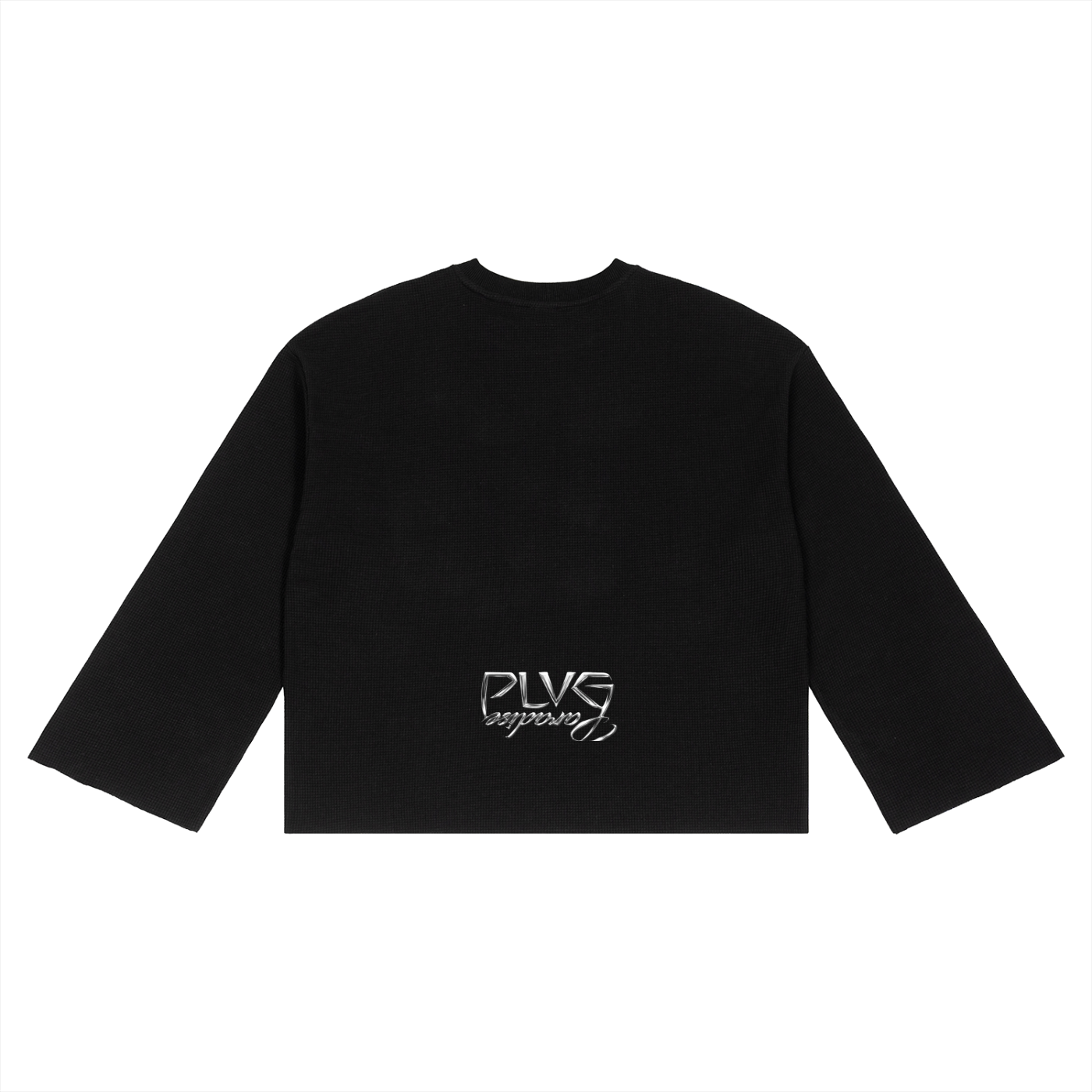 Unisex Waffle Raw Edge T-Shirt
