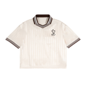 Contrast Polo Collar T-Shirt