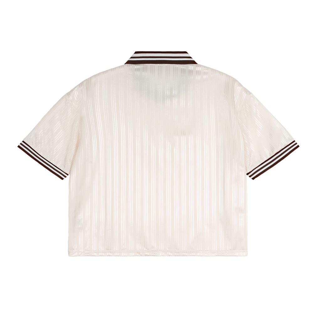 Contrast Polo Collar T-Shirt