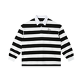 Color Block Stripe Polo Shirt