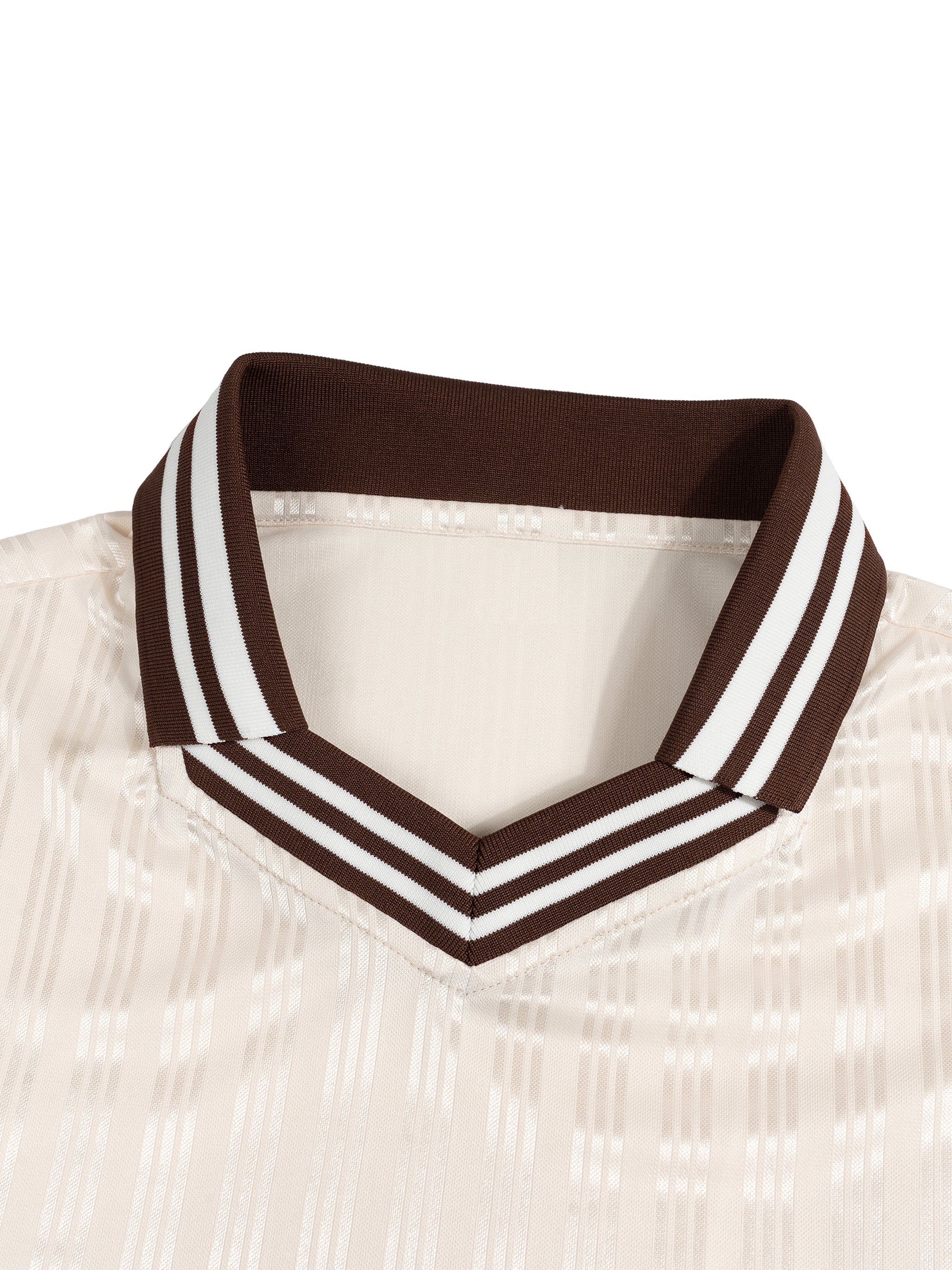 Contrast Polo Collar T-Shirt