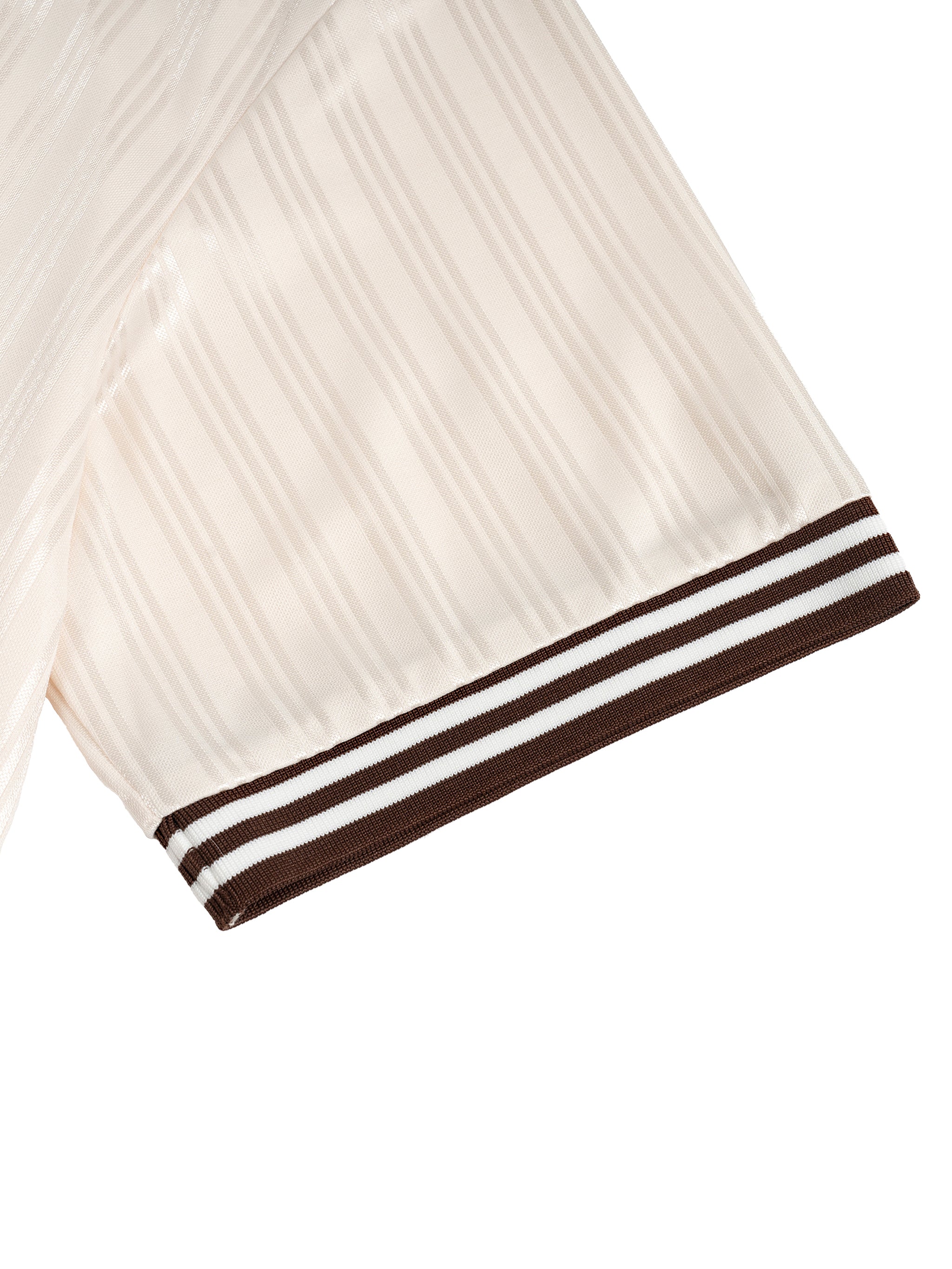 Contrast Polo Collar T-Shirt